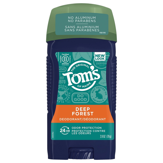 Tom's of Maine - Men's Long Lasting Wide Stick Deodorant Deep Forest - 2.8 oz.