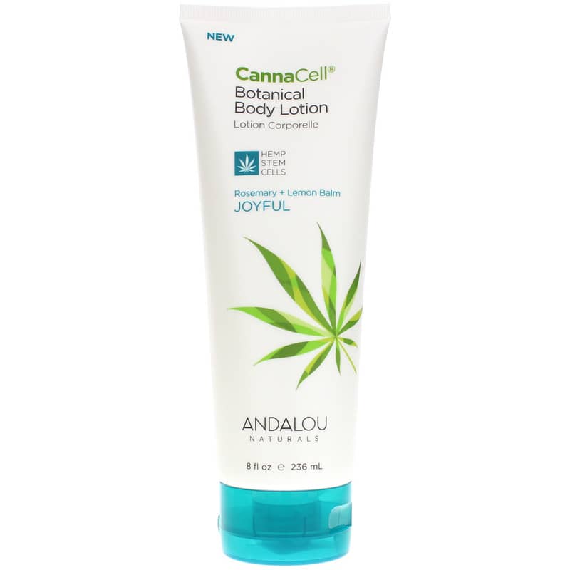 Andalou Naturals CannaCell Botanical Body Lotion Joyful 8 Oz