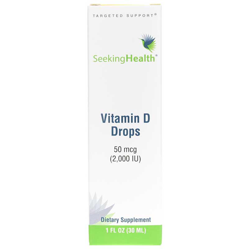 Seeking Health Vitamin D Drops 50 Mcg (2000 IU) 1 Oz
