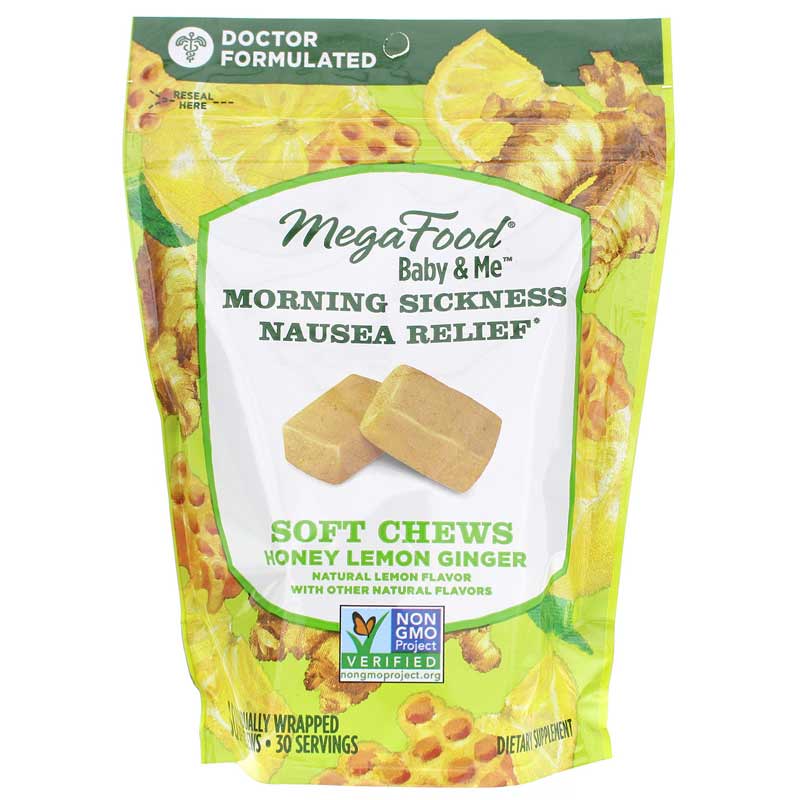 Megafood Morning Sickness Nausea Relief Soft Chews 30 Soft Chews