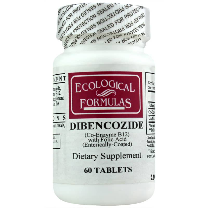 Ecological Formulas Dibencozide Co-Enzyme B12 60 Tablets