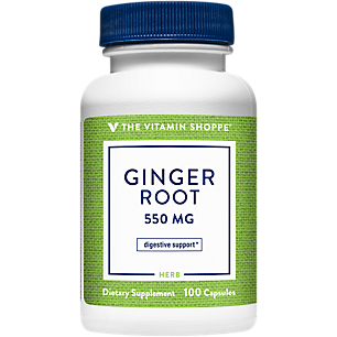Ginger Root - Whole Herb Digestive Support - 550 MG (100 Capsules)
