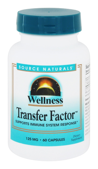 Source Naturals - Wellness Transfer Factor 125 mg. - 60 Capsules