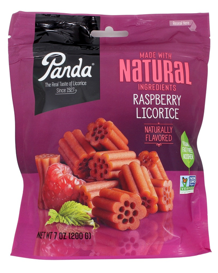 Panda - Licorice Soft Chews Raspberry - 7 oz.
