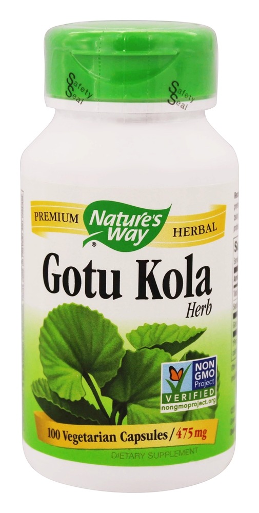 Nature's Way - Gotu Kola Herb 475 mg. - 100 Vegetarian Capsules