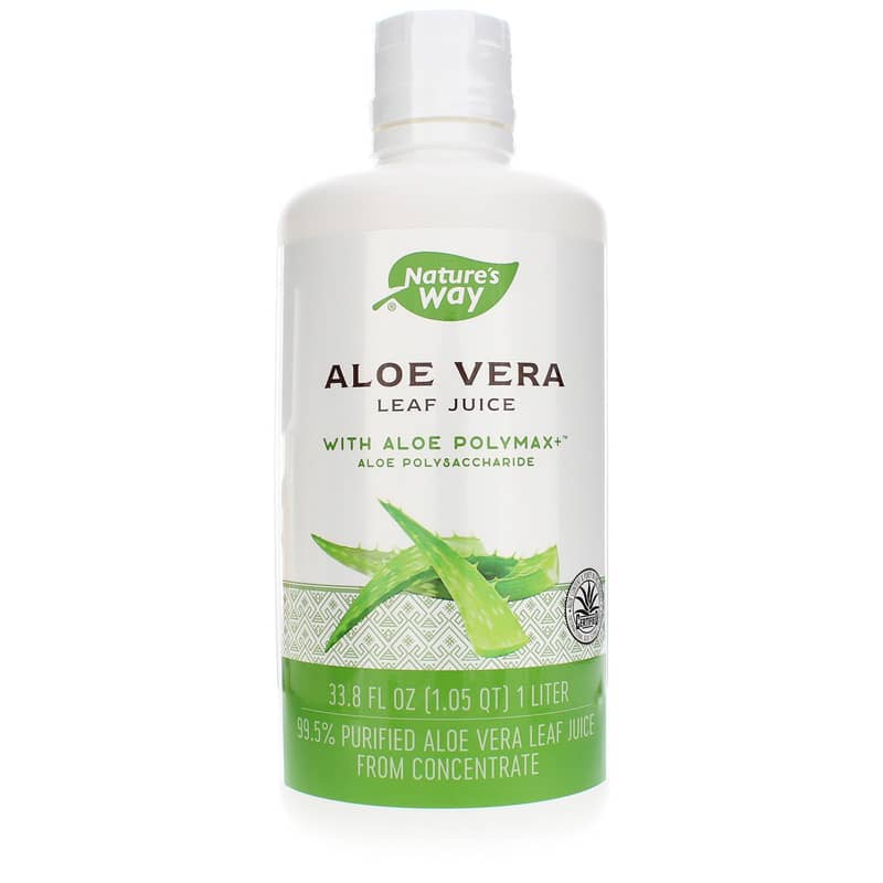Natures Way Aloe Vera Leaf Juice 33.8 Oz