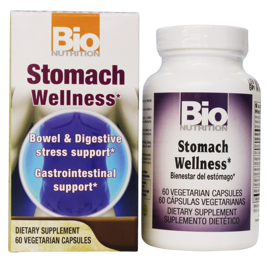 Bio Nutrition - Stomach Wellness 525 mg. - 60 Vegetarian Capsules