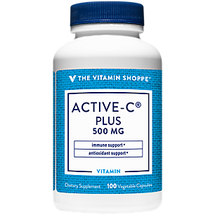 Active-C Plus - Vitamin C for Immune Support with Calcium, Magnesium & Zinc - 500 MG (100 Capsules)