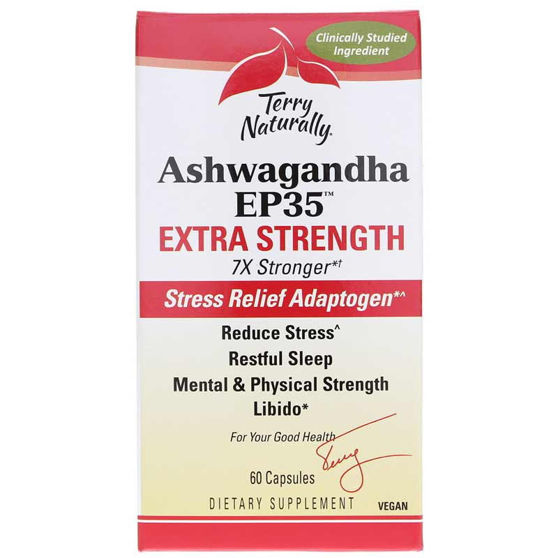 Terry Naturally Ashwagandha Ep35 Extra Strength 60 Capsules