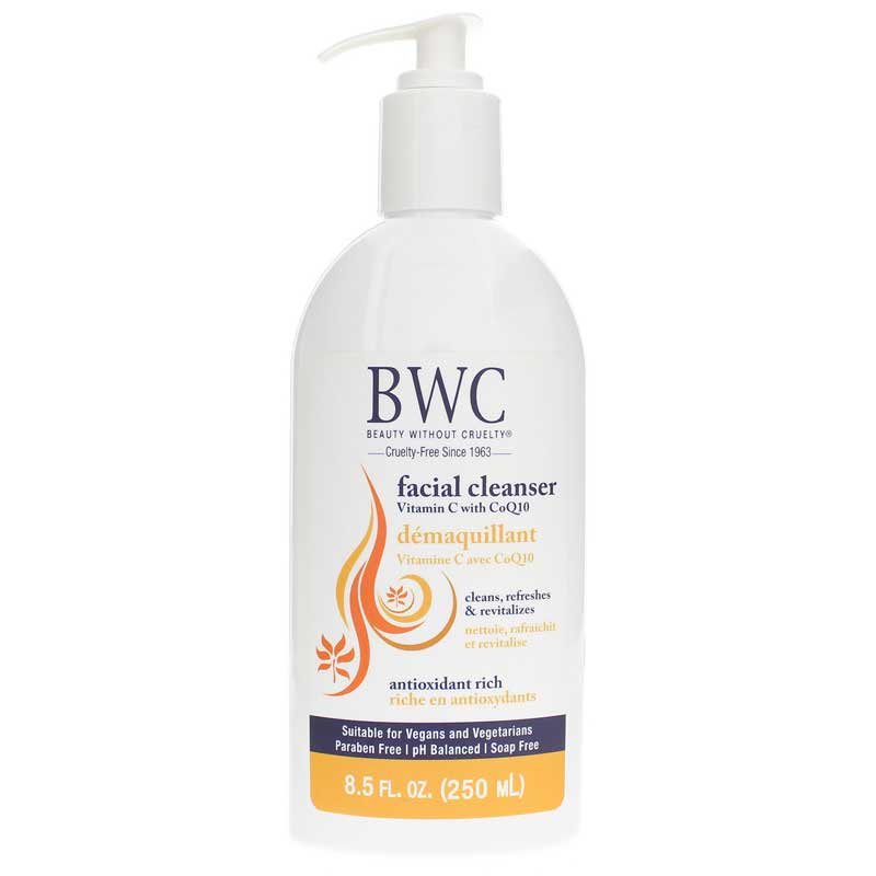 BWC Organics Facial Cleanser Vitamin C with CoQ10 8.5 Oz
