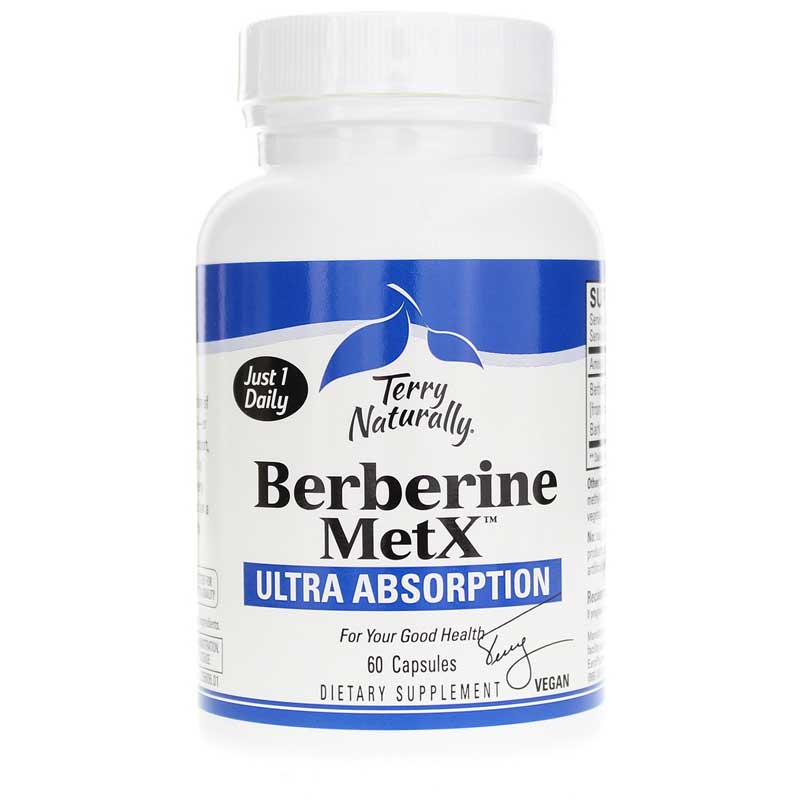 Terry Naturally Berberine MetX 250 Mg 60 Capsules