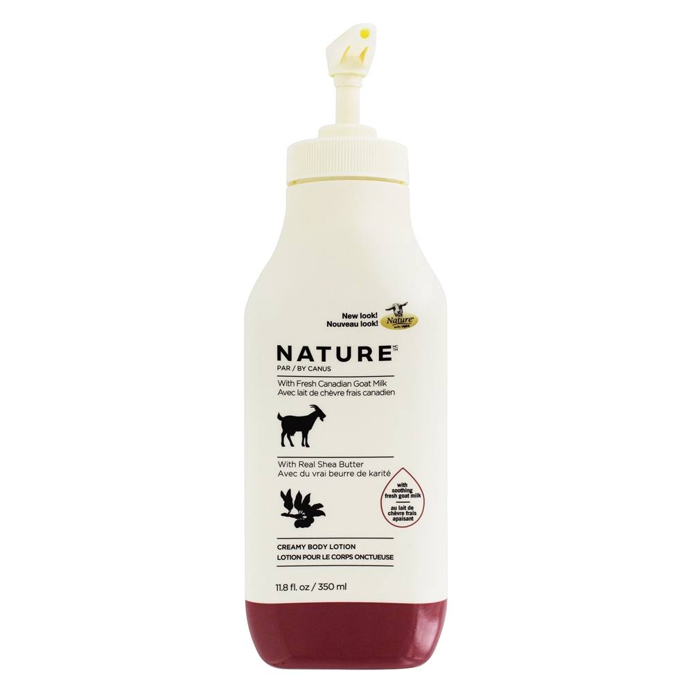 Canus - Nature Creamy Goat Milk Body Lotion Shea Butter - 11.8 fl. oz.
