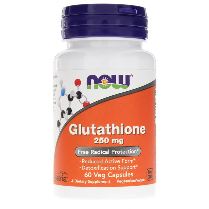 NOW Foods Glutathione 250 Mg 60 Veg Capsules