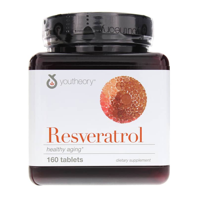 Youtheory Resveratrol Healthy Aging 160 Tablets