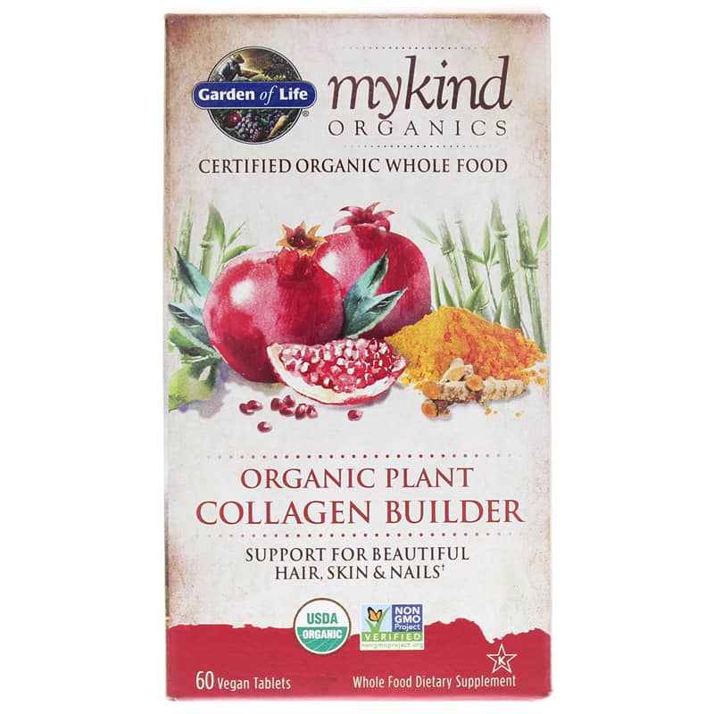 Garden of Life mykind Organics Organic Plant Collagen Builder 60 Veg Tablets