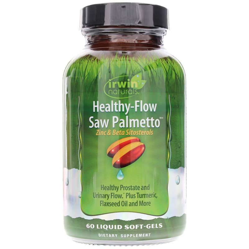 Irwin Naturals Healthy-Flow Saw Palmetto 60 Liquid Softgels