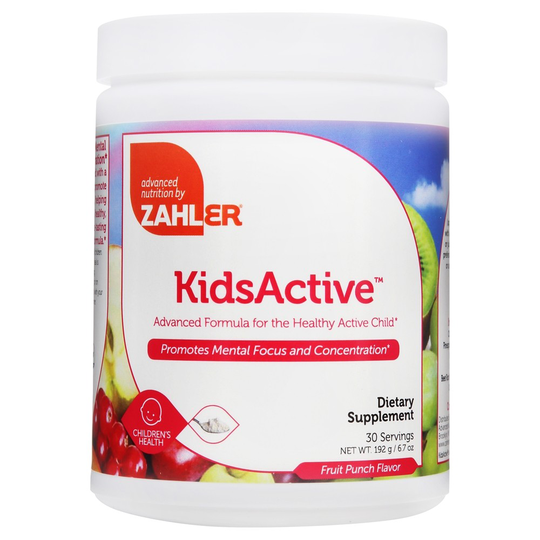Zahler - KidsActive Advanced Formula Fruit Punch Flavor - 192 Grams