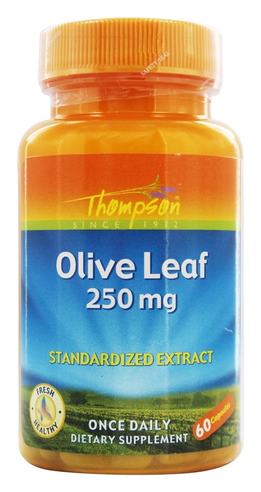 Thompson - Olive Leaf Standardized Extract 250 mg. - 60 Capsules