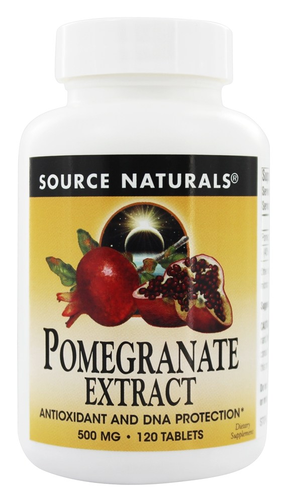Source Naturals - Pomegranate Extract 500 mg. - 120 Tablets