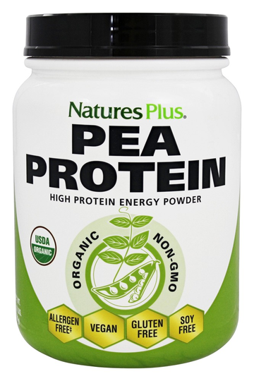 Natures Plus - Organic Pea Protein Powder - 1.1 lbs.