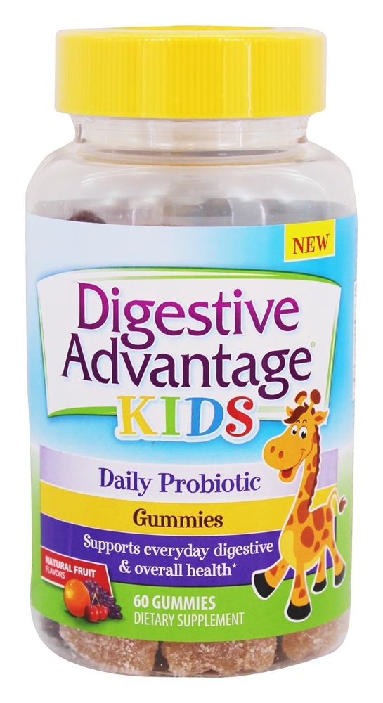 Schiff - Digestive Advantage Kids Probiotic Gummies Natural Fruit - 60 Gummies
