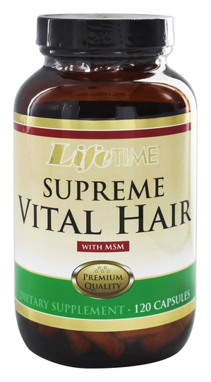 LifeTime Vitamins - Supreme Vital Hair With MSM - 120 Capsules