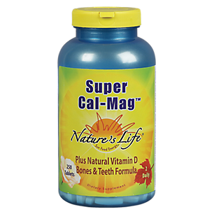 Super Cal-Mag Plus Natural Vitamin D (250 Tablets)