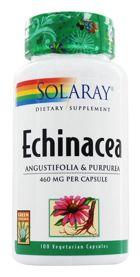 Solaray - Echinacea 460 mg. - 100 Capsules