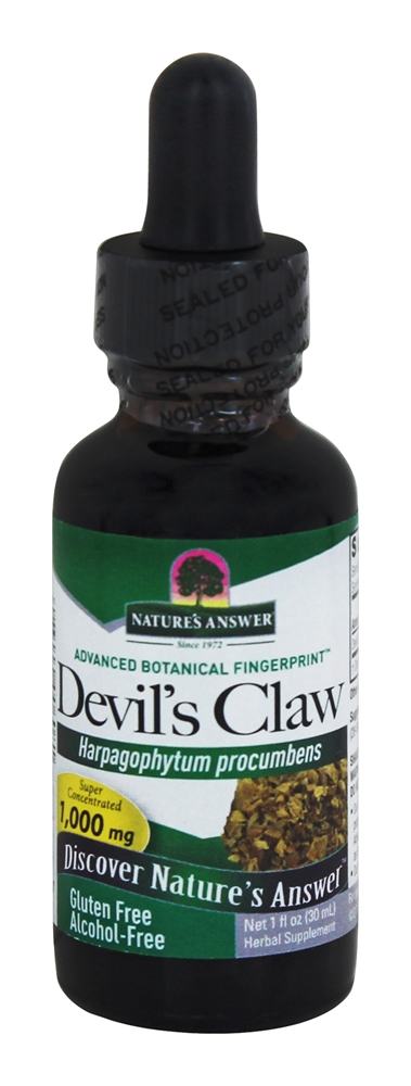Nature's Answer - Devil's Claw Root Alcohol Free - 1 fl. oz.