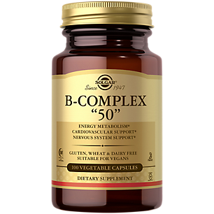 B-Complex 50 - 50 MG (100 Vegetarian Capsules)