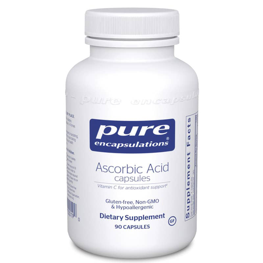 Pure Encapsulations Ascorbic Acid 90 Capsules