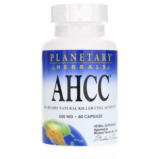 Planetary Herbals Ahcc 500 Mg 60 Capsules