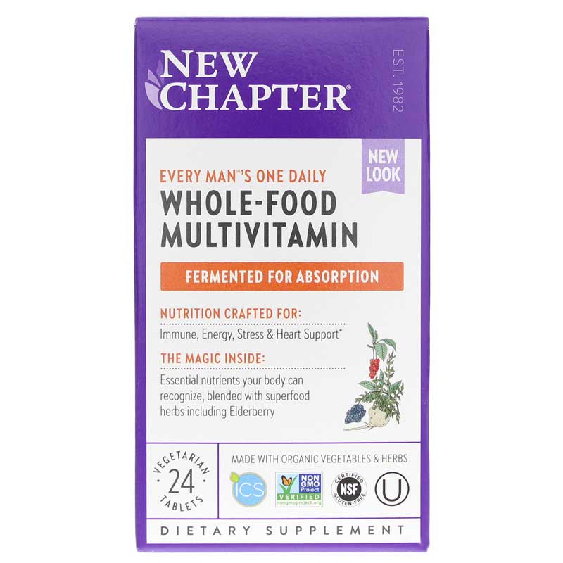 New Chapter Every Mans One Daily Multi 24 Tablets