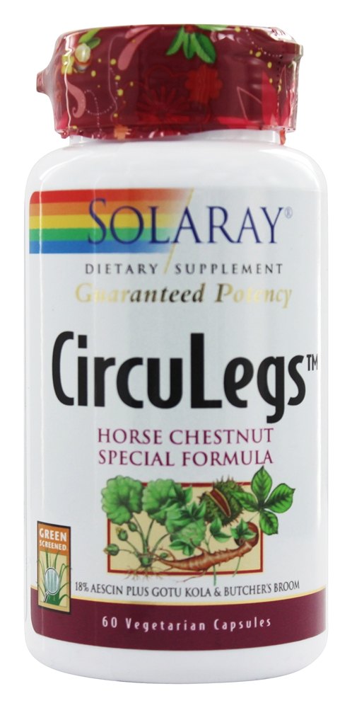 Solaray - Guaranteed Potency CircuLegs Horse Chestnut Special Formula - 60 Capsules