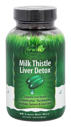 Irwin Naturals - Milk Thistle Liver Detox - 60 Liquid Softgels