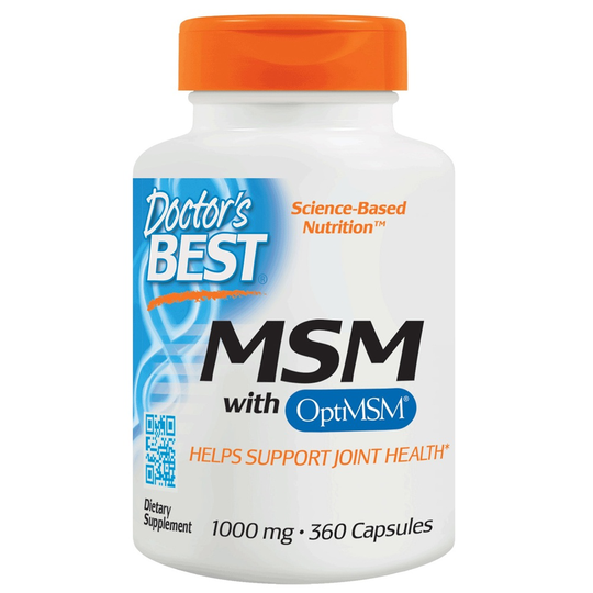 Doctor's Best - MSM 1000 mg. - 360 Capsules