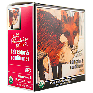 Pure Botanical Hair Color & Conditioner - Red - Organic (4 Ounces)