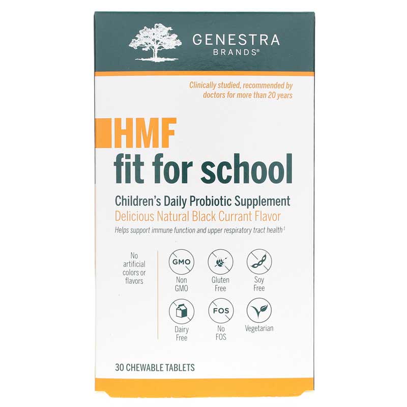 Genestra HMF Fit For School Probiotic 30 Chewable Tablets