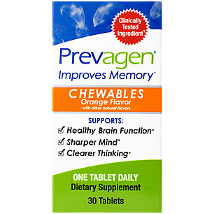 Prevagen for Healthy Brain Function - Orange (30 Chewable Tablets)