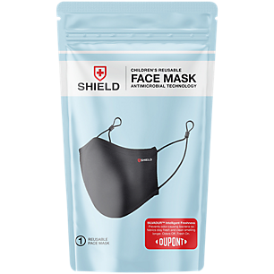 Child's Reusable Protective Face Mask with SILVADUR - Antimicrobial Silver Ions (1 Mask)