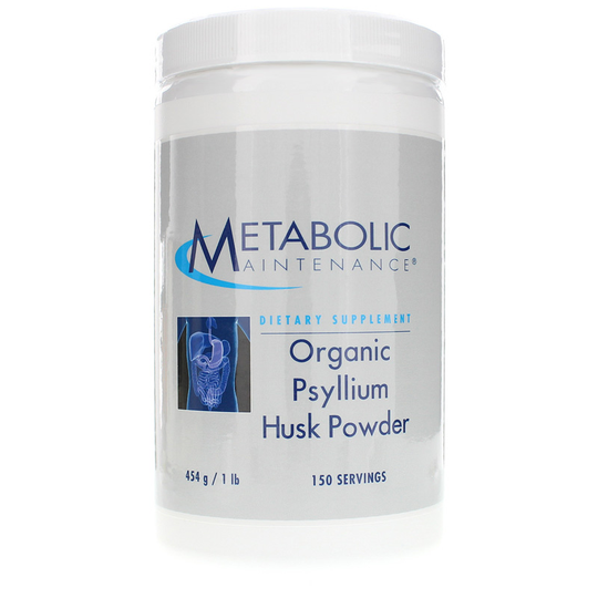 Metabolic Maintenance Psyllium Husk Powder Organic 150 Servings