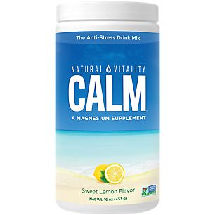 Natural Calm Magnesium Powder - Lemon (113 Servings)