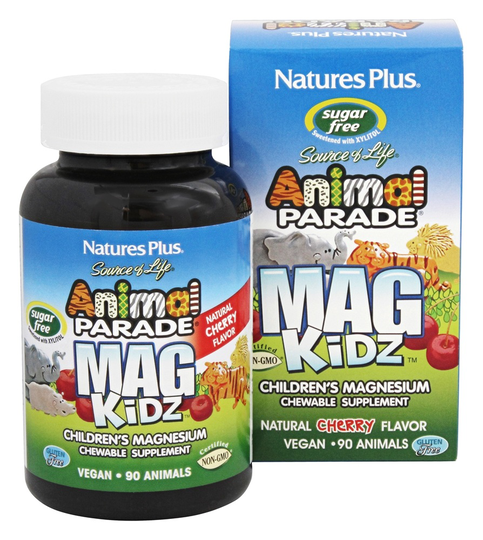 Natures Plus - Animal Parade Mag Kidz - 90 Chewable Tablets
