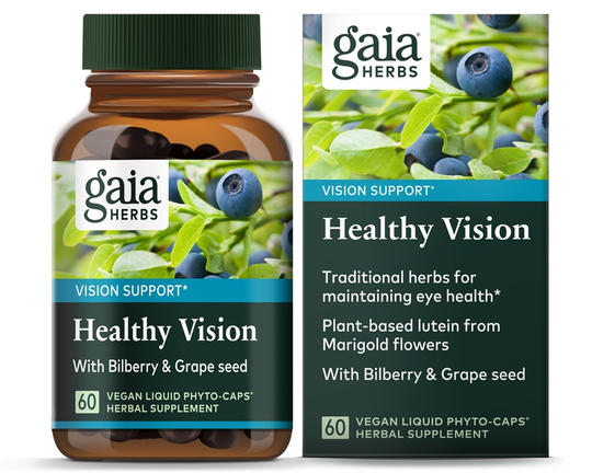 Gaia Herbs - Healthy Vision - 60 Vegan Liquid Phyto-Caps