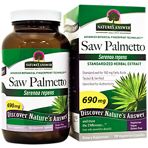 Saw Palmetto - Standardized Herbal Extract - 690 MG Per Serving (120 Vegetarian Capsules)