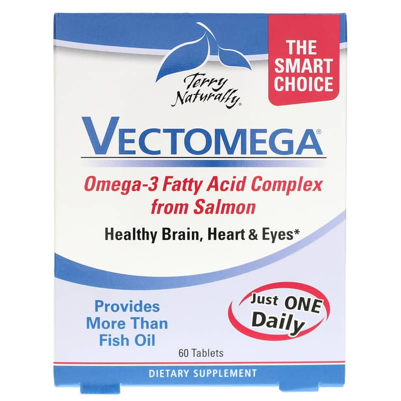 Terry Naturally Vectomega Omega-3 Fatty Acid Complex Tablets 60 Tablets