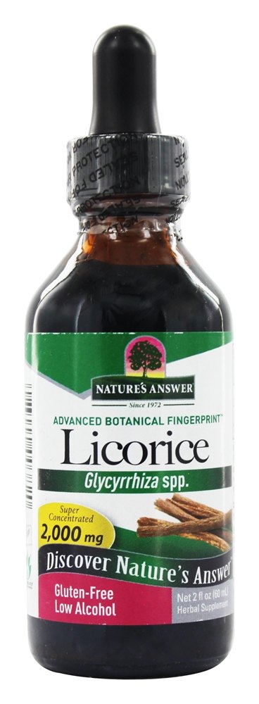 Nature's Answer - Licorice Root Organic Alcohol - 2 fl. oz.