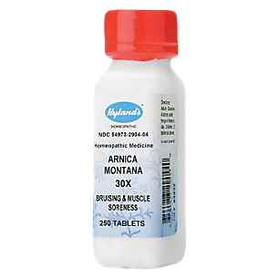 Arnica Montana 30X - Homeopathic Medicine for Bruising & Muscle Soreness (250 Tablets)