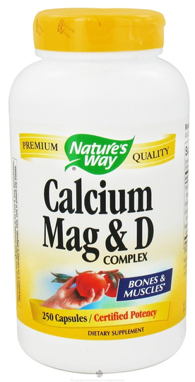 Nature's Way - Calcium-Magnesium-Vitamin D - 250 Capsules