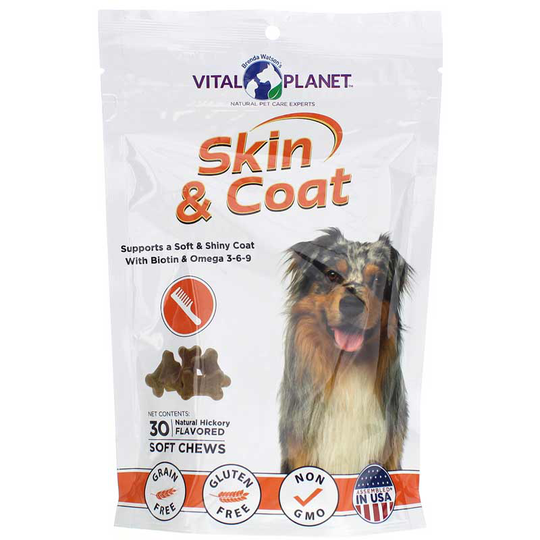 Vital Planet Skin & Coat Soft Chews 30 Soft Chews